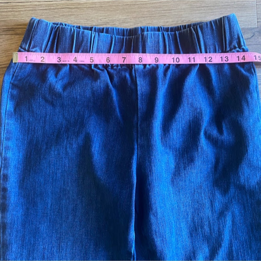 Soft Surroundings Women's Pull On Blue Metro Jeggings Dark Wash S - Picture 4 of 6